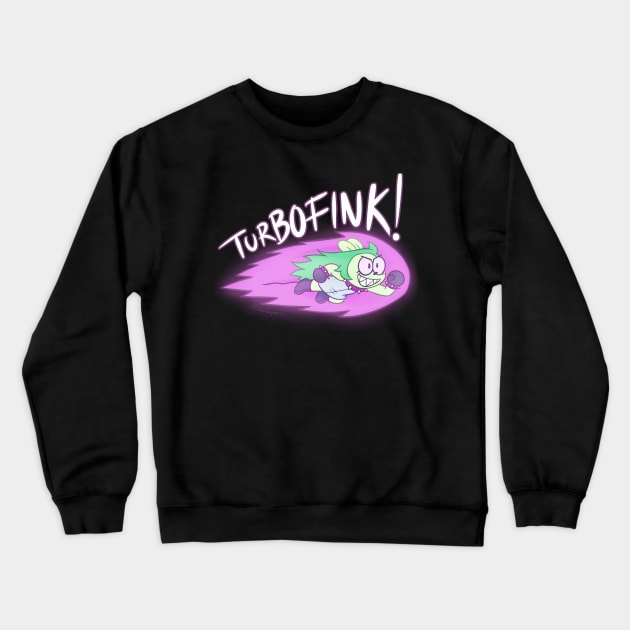 Turbo Fink! Crewneck Sweatshirt by Gurinn